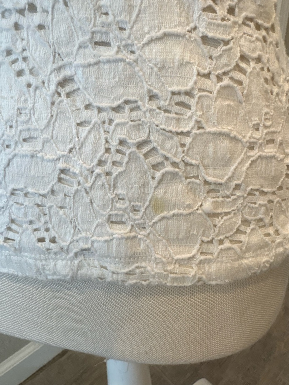 INC International Concepts White Lace Wrap Camisole - Picture 5 of 5